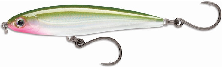 Leurre Rapala X-Rap Twitchin Minnow – Coule Lentement, SXRT10/GGH, 100mm, 14g