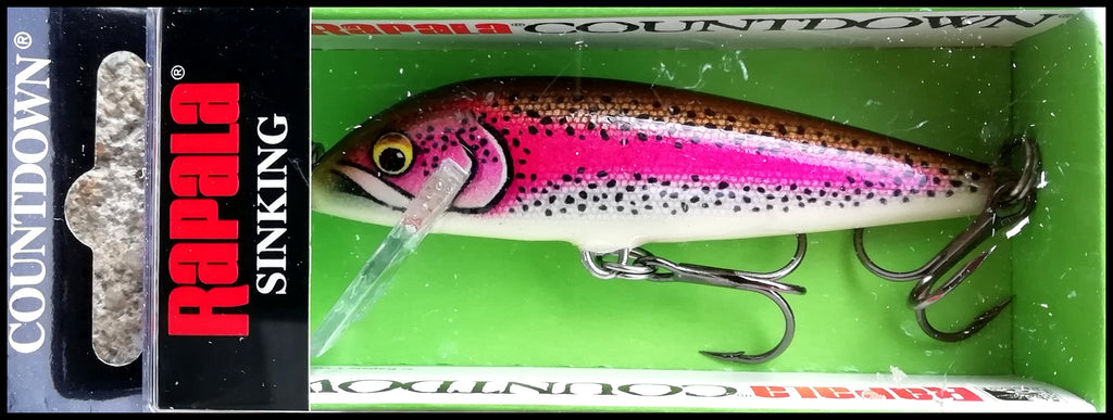 Vintage Rapala Countdown Normark Lure RT Rainbow Trout buy by Koeder Laden