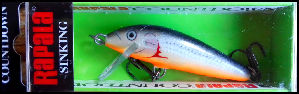 VERY RARE RAPALA COUNTDOWN CD 5 CM SSH (SILVER SHINER) COLOUR