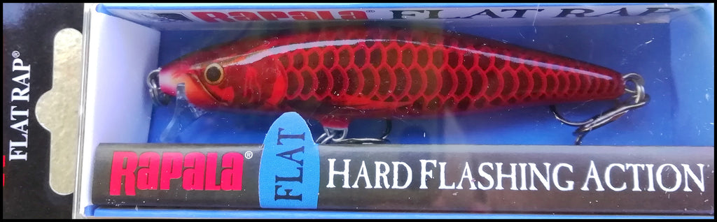 SUPER RARE RAPALA FLAT RAP FLR 8 cm SPECIAL RAW (Red Arowana) color –  Darkagelures