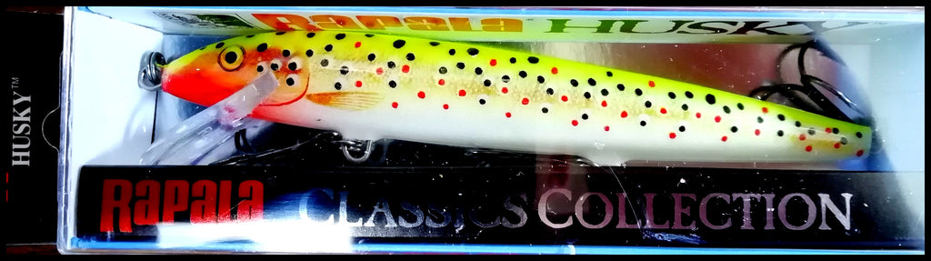 VERY RARE RAPALA HUSKY H 13 cm SPECIAL CLNT (Clown/Trout) multicolor –  Darkagelures
