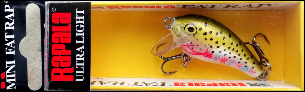 RAPALA MINI FAT RAP MFR 3 cm RT (Rainbow Trout) color – Darkagelures
