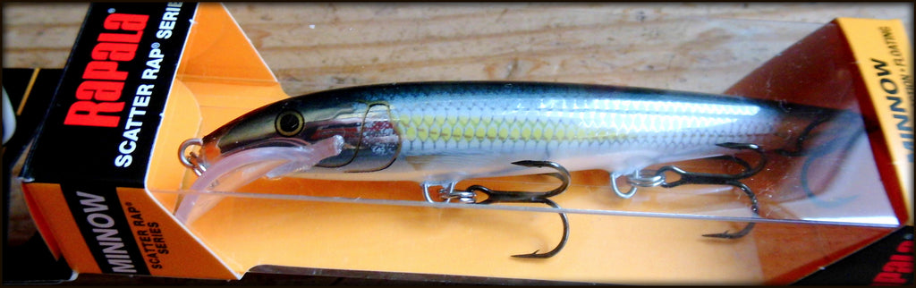11cm Leurre Flottant Rapala Scatter Rap Minnow - Leurre Ayu 11 Cm, Flottant, Action Évasive Rapala Scatter Rap Minnow Leurre D'ayu 11 Cm 1