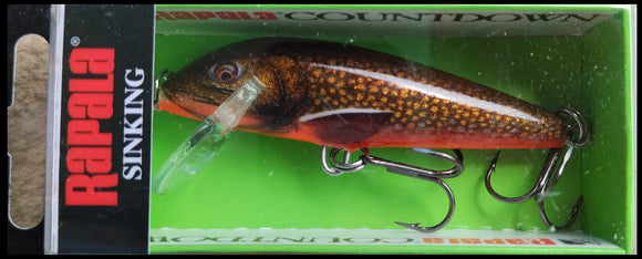 VERY RARE RAPALA COUNTDOWN CD 7 cm SPECIAL BKL (Live Brook Trout) color