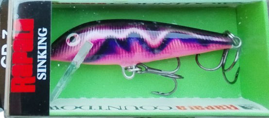 VERY RARE RAPALA COUNTDOWN CD 7 cm SPECILA CNL (Cold Northern Lights) color