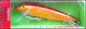 RARE RAPALA COUNTDOWN ABACHI CDA 9 cm SPECIAL HGR (Hologram Gold Red) color