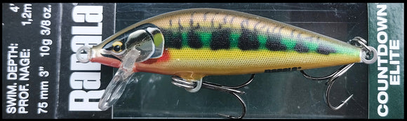 RAPALA COUNTDOWN ELITE CDE 7,5 cm (3 inch) GDVR color (sinking)