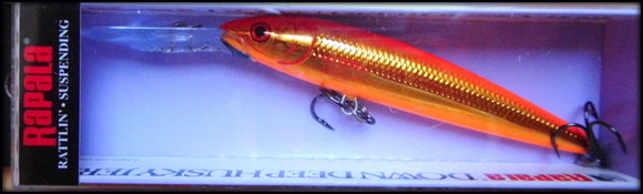 RAPALA DOWN DEEP HUSKY JERK DHJ 10 cm GF (Goldfish) color