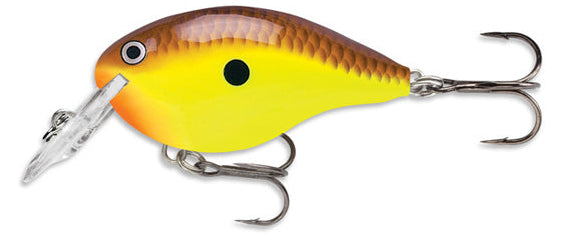 RAPALA DIVES TO 4 Ft DT4 5 cm CTB (Chartreuse Brown) color