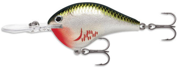 RAPALA DIVES TO 10 Ft DT10 BOS (Bleeding Olive Shiner) color