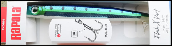 RAPALA FLASH-X DART FXDR 14 HDBSRD (HD Blue Sardine) color
