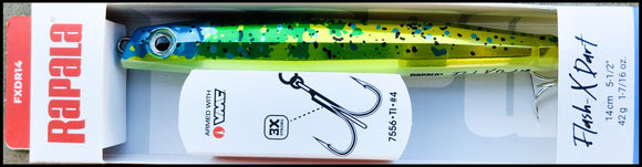 RAPALA FLASH-X DART FXDR 14 MAHI color