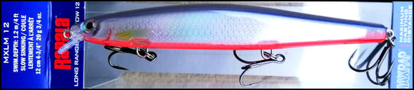 RAPALA MAX RAP LONG RANGE MINNOW MXLM 12 cm FRST (Flake Red Steel) color