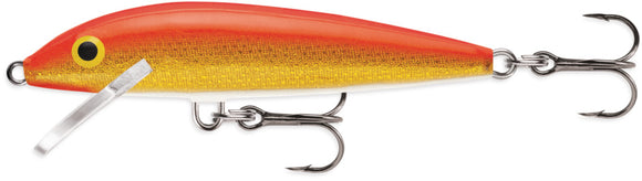 RAPALA ORIGINAL FLOATER OF 7 cm GFR (Gold Fluo Red) color