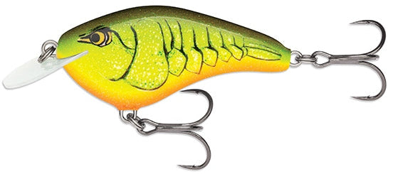 RAPALA OTT'S GARAGE SLIM OGS 6 CRTBC (Chartreuse Rootbeer Crawdad) color
