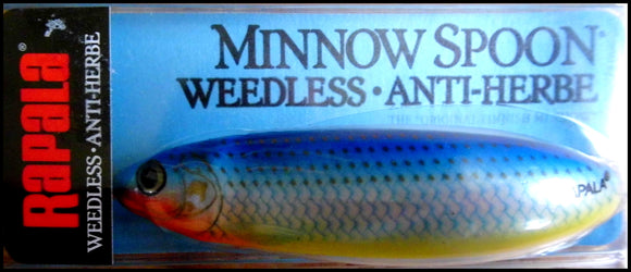 RAPALA MINNOW SPOON 7 cm BSH (Blue Shiner) color - proven pike killer!