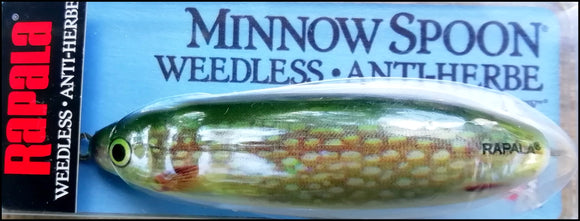 RARE RAPALA MINNOW SPOON 7 cm PK (Pike) color