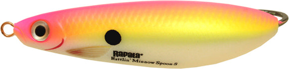 RAPALA RATTLIN MINNOW SPOON RMSR 8 cm PSU (Pink Shad UV) color - pike spoon!