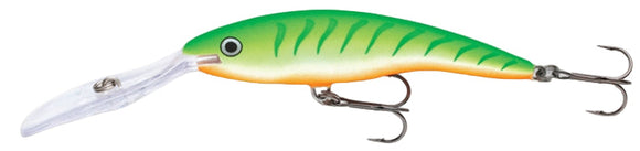 LARGEST RAPALA DEEP TAIL DANCER TDD 13 cm, 42 grams, GTU (Green Tiger UV) color