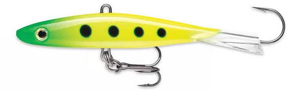 RAPALA JIGGING SHADOW RAP JSDR 9 cm, 5/8 oz, GSLM (Glow Slimy Lime) color