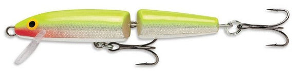 RAPALA JOINTED J 7 cm SFC (Silver Fluo Chartreuse) color