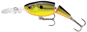 RAPALA JOINTED SHAD RAP JSR 7 cm CB (Chartreuse Black) color