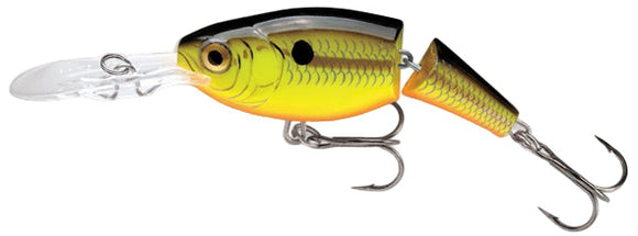 RAPALA JOINTED SHAD RAP JSR 7 cm CB (Chartreuse Black) color