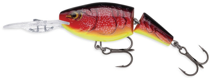 RAPALA JOINTED SHAD RAP JSR 5 cm RFCW (Red Fire Crawdad) color ...