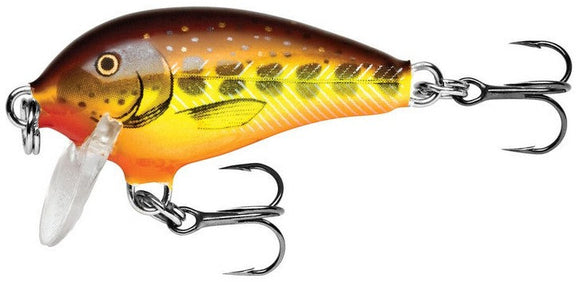 RAPALA MINI FAT RAP MFR 3 cm HMMD (Hot Mustard Muddler) color - perfect perch lure!