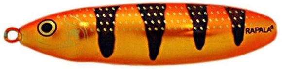 RAPALA MINNOW SPOON 8 cm GFRT (Gold Fluo Red Tiger) color - pike spoon!