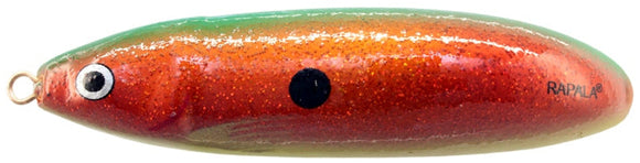 RAPALA MINNOW SPOON 8 cm HFCGR (Holo Flake Copper Green) color