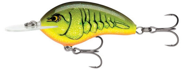 RAPALA OTT'S GARAGE DEEP TINY OGT 7 CRTBC (Chartreuse Rootbeer Crawdad) color