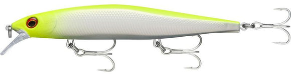 RAPALA Precision Xtreme Mavrik Saltwater PXRMS 110 SFCU (Silver Fluo Chartreuse UV) color