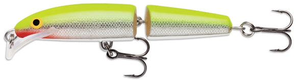 RAPALA SCATTER RAP JOINTED SCRJ 9 cm SFC (Silver Fluo Chartreuse) color