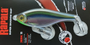 RAPALA SUPER SHADOW RAP JERK SSDRJ 11 cm RSML (Radioactive Smelt) limited edition color!