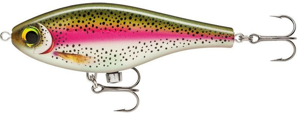 RAPALA SUPER SHADOW RAP JERK SSDRJ 11 cm RTL (Live Rainbow Trout) color - pike and muskie killer!