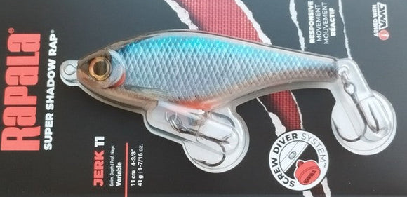 RAPALA SUPER SHADOW RAP JERK SSDRJ 11 cm SPWR (Spawning Roach) limited edition color!
