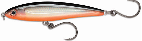 RARE RAPALA X RAP TWITCHIN MINNOW SXRT 12 cm RDB (Red Belly) color