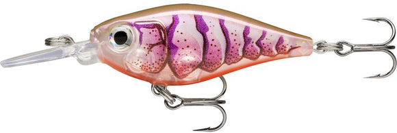 RAPALA X-LIGHT SHAD FNS 4 cm PUPU (Purple Prawn UV) color