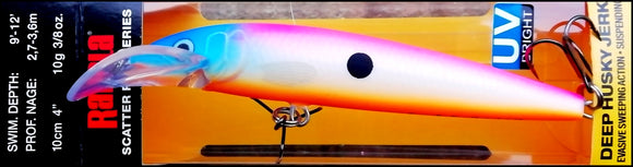 RAPALA SCATTER RAP DEEP HUSKY JERK SCRDHJ 10 cm PBPU (Pearl Blue Pink UV) color
