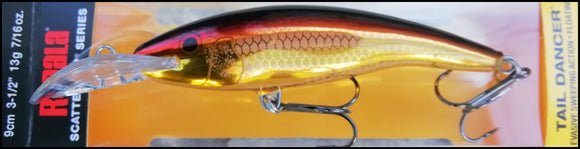 RAPALA SCATTER RAP TAIL DANCER SCRTD 9 cm GALB (Golden Alburnus) color