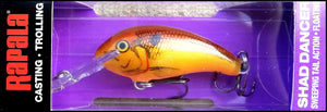 RARE RAPALA SHAD DANCER SDD 4 cm SPECIAL CW (Crawdad) color