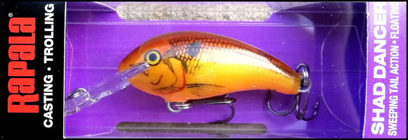 RARE RAPALA SHAD DANCER SDD 4 cm SPECIAL CW (Crawdad) color