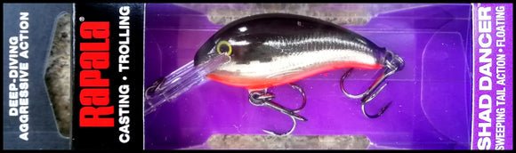 RAPALA SHAD DANCER SDD 4 cm HLWM (Metallic Halloween) color