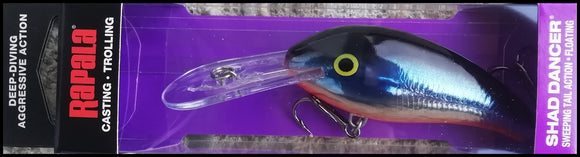 RAPALA SHAD DANCER SDD 7 cm BGHM (Metallic Blue Ghost) color