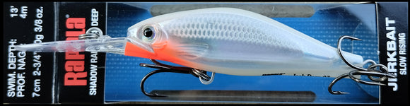 RAPALA SHADOW RAP JACK DEEP SDRJD 7 cm GGH (Glass Ghost) color