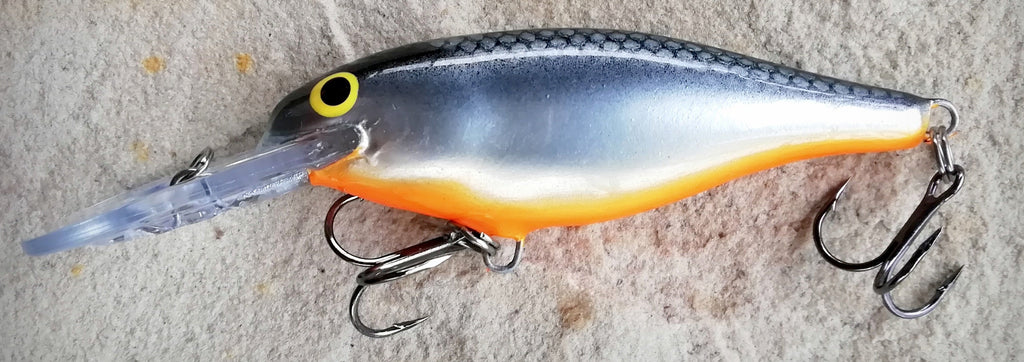 Custom Painted Rapala Shad Rap 7 cm SSH color – Darkagelures