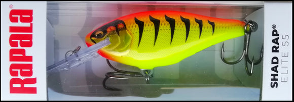 RAPALA SHAD RAP ELITE SRE 55 5,5 cm GDHT (Gilded Hot Tiger) color