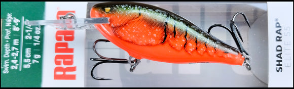 RARE APALA SHAD RAP ELITE SRE 55 5,5 cm SPECIAL GDRCW color