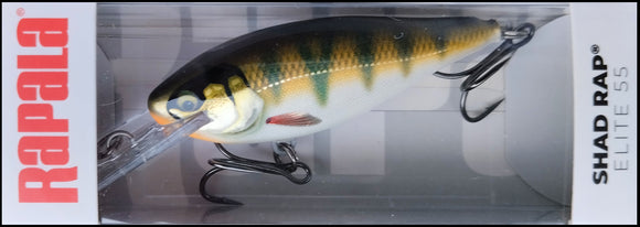 RAPALA SHAD RAP ELITE SRE 55 5,5 cm GDYP (Gilded Yellow Perch)